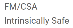 FMCSA Intrinsically Safe